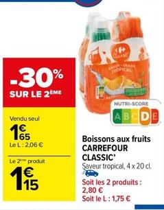 Carrefour - Boissons Aux Fruits Classic