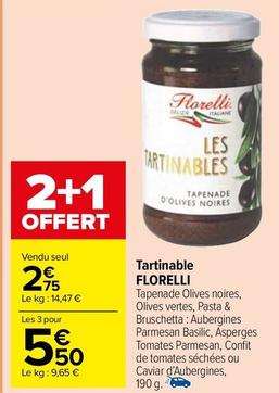 Florelli - Tartinable offre à 2,75€ sur Carrefour Market