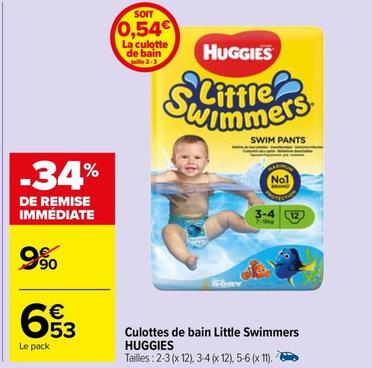 Huggies - Culottes De Bain Little Swimmers offre à 6,53€ sur Carrefour Market