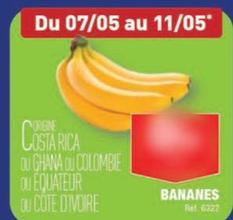 Bananes offre sur Aldi