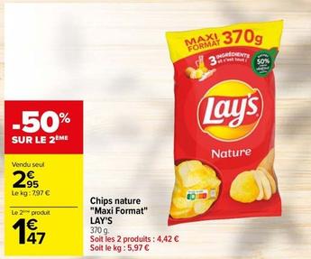 Lay'S - Chips Nature Maxi Format