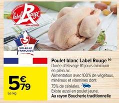 Poulet Blanc Label Rouge