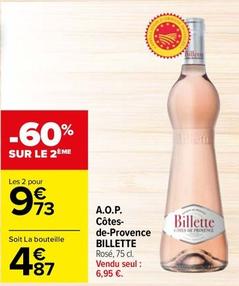 Billette - A.O.P. Côtes-De-Provence