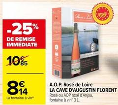 La Cave D'augustin Florent - A.O.P. Rose De Loire 
