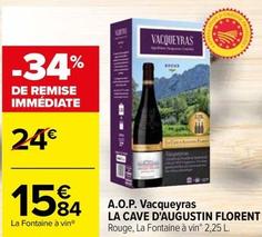 La Cave D'augustin Florent - A.O.P. Vacqueyras 