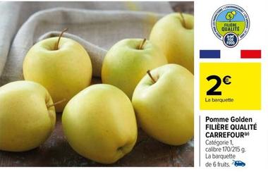 Carrefour - Pomme Golden Filière Qualité offre à 2€ sur Carrefour Express