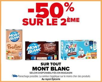 Mont Blanc - Sur Tout offre sur Carrefour Contact