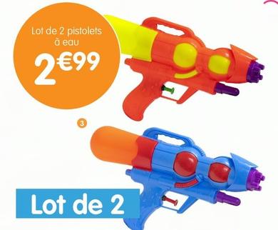 Lot De 2 Pistolets à Eau offre à 2,99€ sur B&M