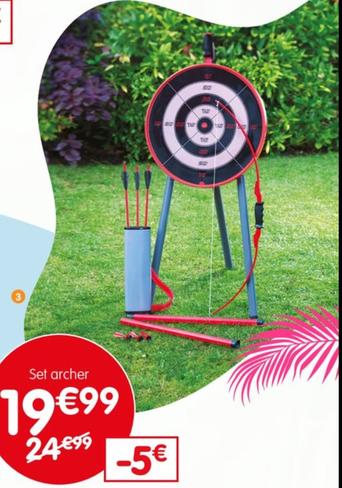 Set Archer offre à 19,99€ sur B&M