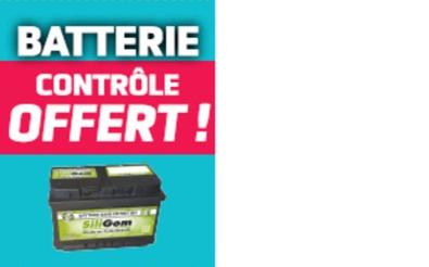 Batterie Contrôle Offert offre sur SiliGom
