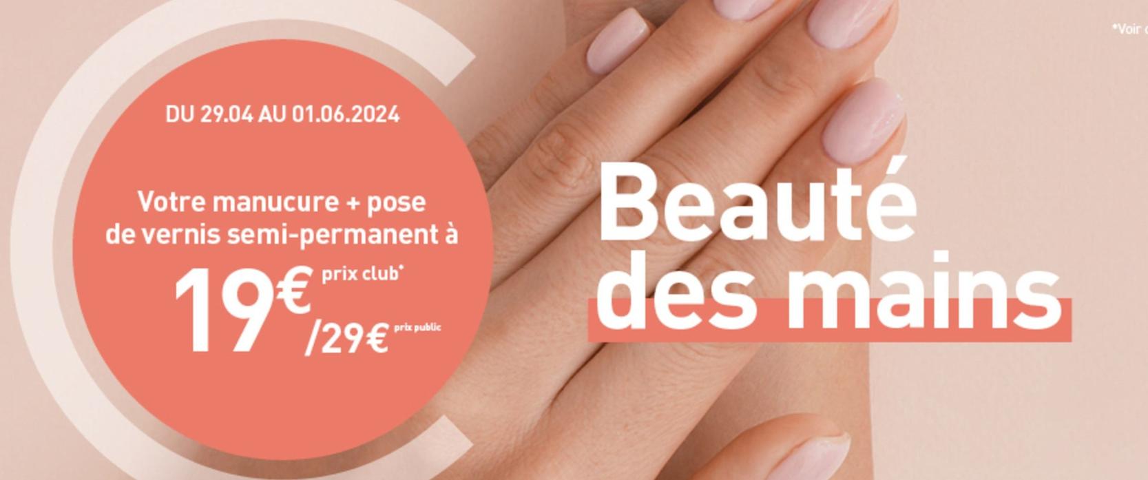 Beauté Des Mains offre à 19€ sur Esthetic Center