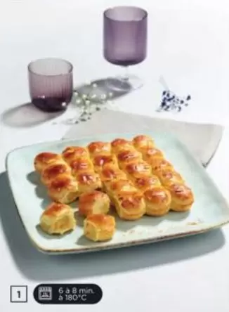 Mini Brioches En Damier Cur Lardons Fromage offre sur E.Leclerc