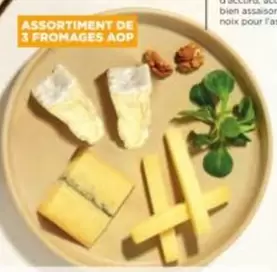 Assortiment De 3 Fromages AOP offre sur E.Leclerc