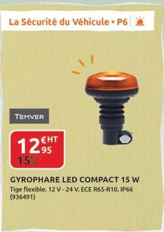Temver - Gyrophare Led Compact offre à 12,95€ sur Rural Master