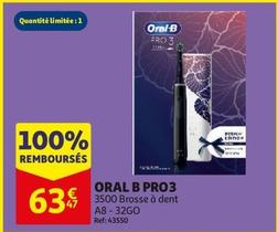 Oral-b - Pro3 offre à 63,47€ sur Auchan Hypermarché