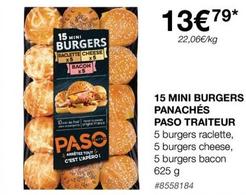 Paso  - 15 Mini Burgers Panachés Traiteur offre à 13,79€ sur Costco