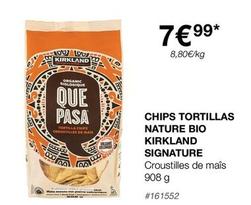  Kirkland Signature - Chips Tortillas Nature Bio offre à 7,99€ sur Costco