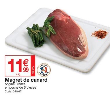 Magret de canard offre à 11,99€ sur Promocash
