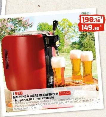 Seb - Machine À Bière Beertender offre à 149,9€ sur Eureka Ma Maison