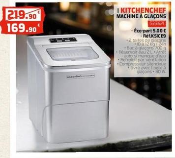 Kitchenchef - Machine À Glaçons offre à 169,9€ sur Eureka Ma Maison