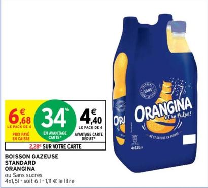 Orangina - Boisson Gazeuse Standard  offre à 4,4€ sur Intermarché