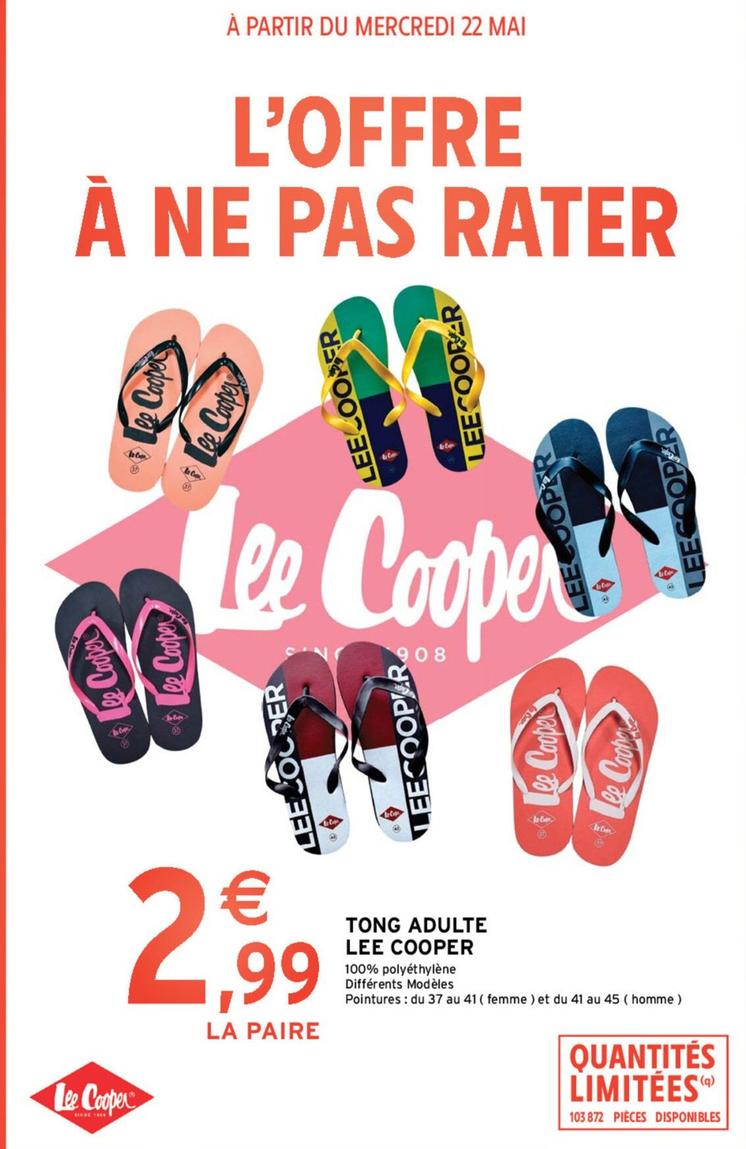 Lee Cooper  - Tong Adulte offre à 2,99€ sur Intermarché