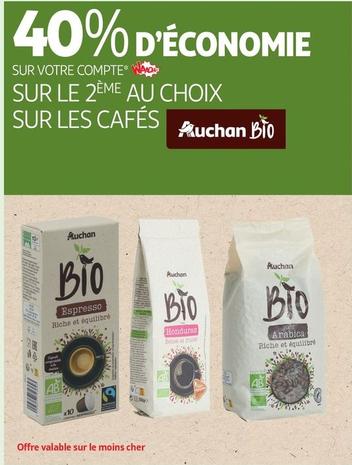 Auchan Bio - Sur Les Cafés offre sur Auchan Supermarché