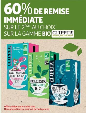 Clipper - Sur La Gamme Bio offre sur Auchan Supermarché