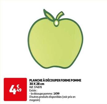 Planche À Découper Forme Pomme offre à 4,49€ sur Auchan Hypermarché