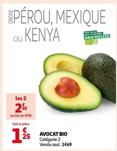 Avocat Bio offre à 1,49€ sur Auchan Hypermarché
