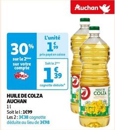 Auchan - Huile De Colza offre à 1,99€ sur Auchan Hypermarché