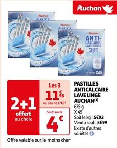 Auchan - Pastilles Anticalcaire Lave Linge offre à 5,99€ sur Auchan Hypermarché