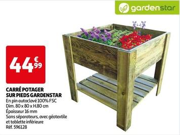 Gardenstar - Carré Potager Sur Pieds offre à 44,99€ sur Auchan Hypermarché