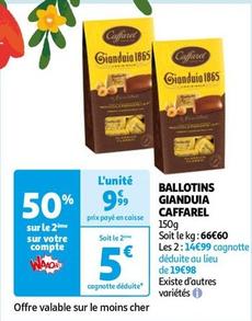 Caffarel - Ballotins Gianduia offre à 9,99€ sur Auchan Hypermarché