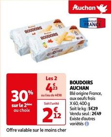Auchan - Boudoirs offre à 2,49€ sur Auchan Hypermarché