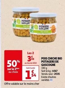 Potagers De Gascogne - Pois Chiche Bio  offre à 2,05€ sur Auchan Hypermarché