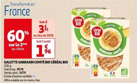 Céréal - Galette Sarrasin Comté Bio  offre à 2,79€ sur Auchan Hypermarché