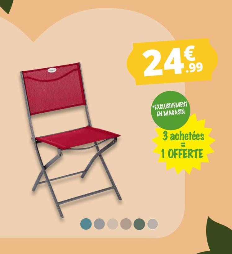 Fauteuil offre à 24,99€ sur Maxi Bazar