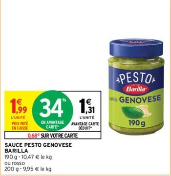 Barilla - Sauce Pesto Genovese