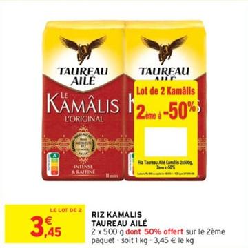 Taureau Ailé - Riz Kamalis offre à 3,45€ sur Intermarché Contact