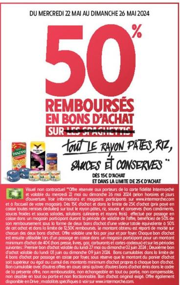 Panzani - Sur Tout Le Rayon Pates, Riz, Sauces Et Conserves offre sur Intermarché Express