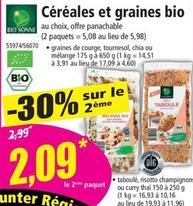 Bio Sonne - Céréales Et Graines Bio offre à 2,09€ sur Norma
