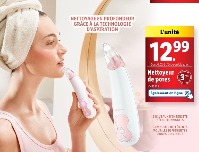 Nettoyeur De Pores  offre à 12,99€ sur Lidl