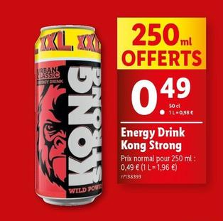 Kong Trong - Energy Drink offre à 0,49€ sur Lidl