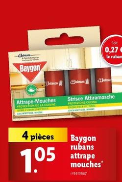 Baygon Rubans Attrape Mouches offre à 1,05€ sur Lidl