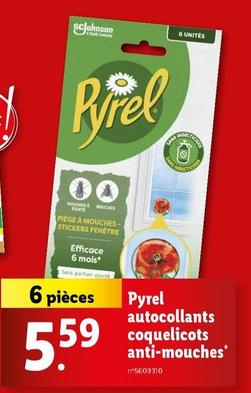 Pyrel - Autocollants Anti-mouches offre à 5,59€ sur Lidl