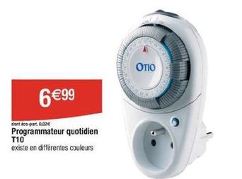 Otio - Programmateur Quotidien T10  offre à 6,99€ sur Cora