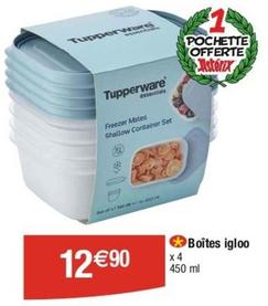 Tupperware - Boîtes Igloo offre à 12,9€ sur Cora