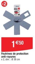 Feutrines De Protection Anti-Rayures offre à 1,5€ sur Cora