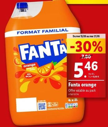 Fanta - Orange offre à 5,46€ sur Lidl